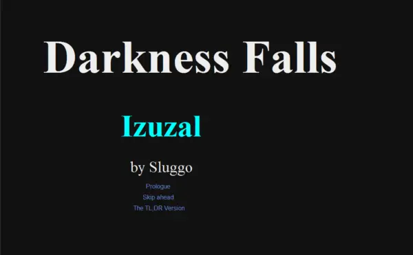 Darkness Falls: Izuzal [Final] [Sluggo]