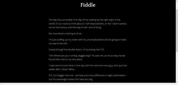 “Fiddle” – an interactive story [v1.0] [Puppetknight]