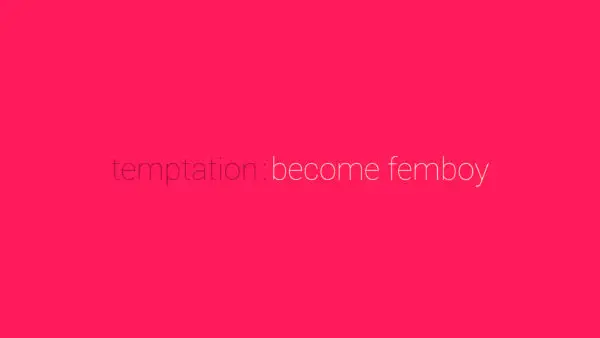 Temptation: Become Femboy [v0.02] [Femboy Temptation]