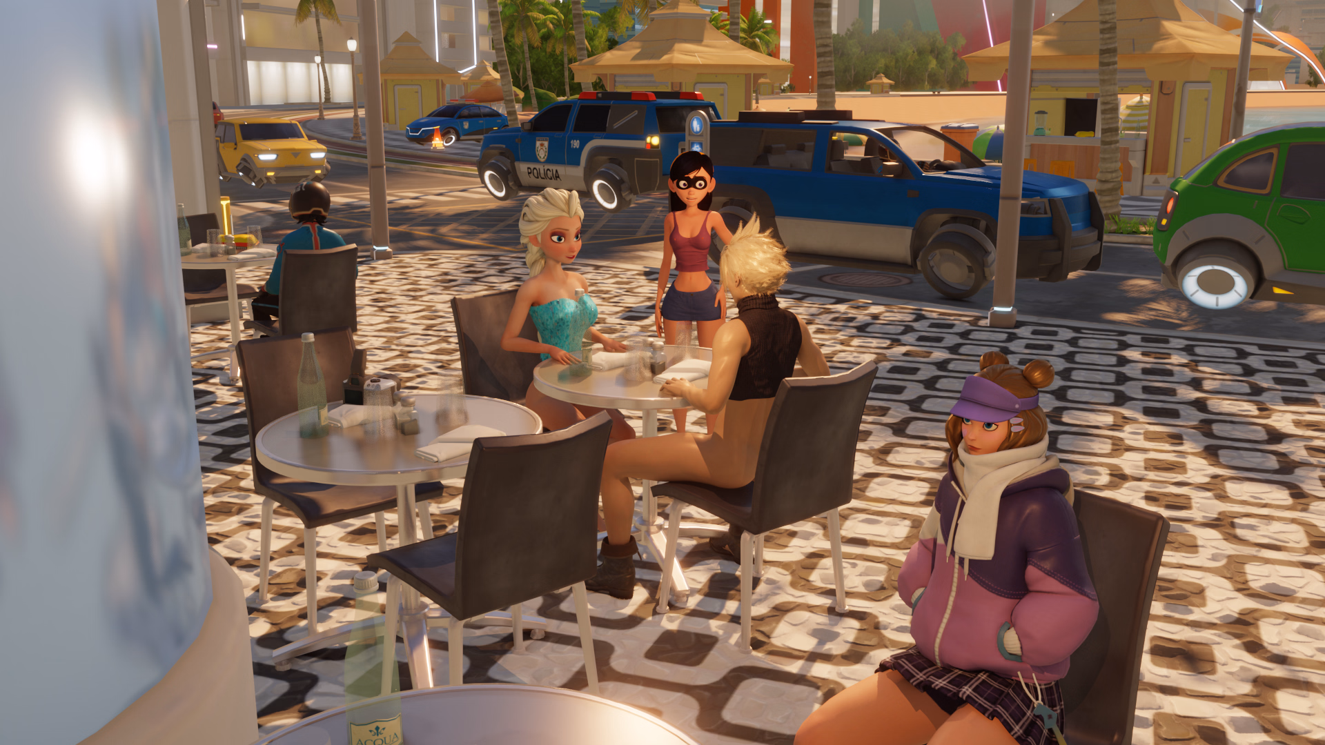 Party. Two plus one. [v0.5] [TheEvilWithinHer]