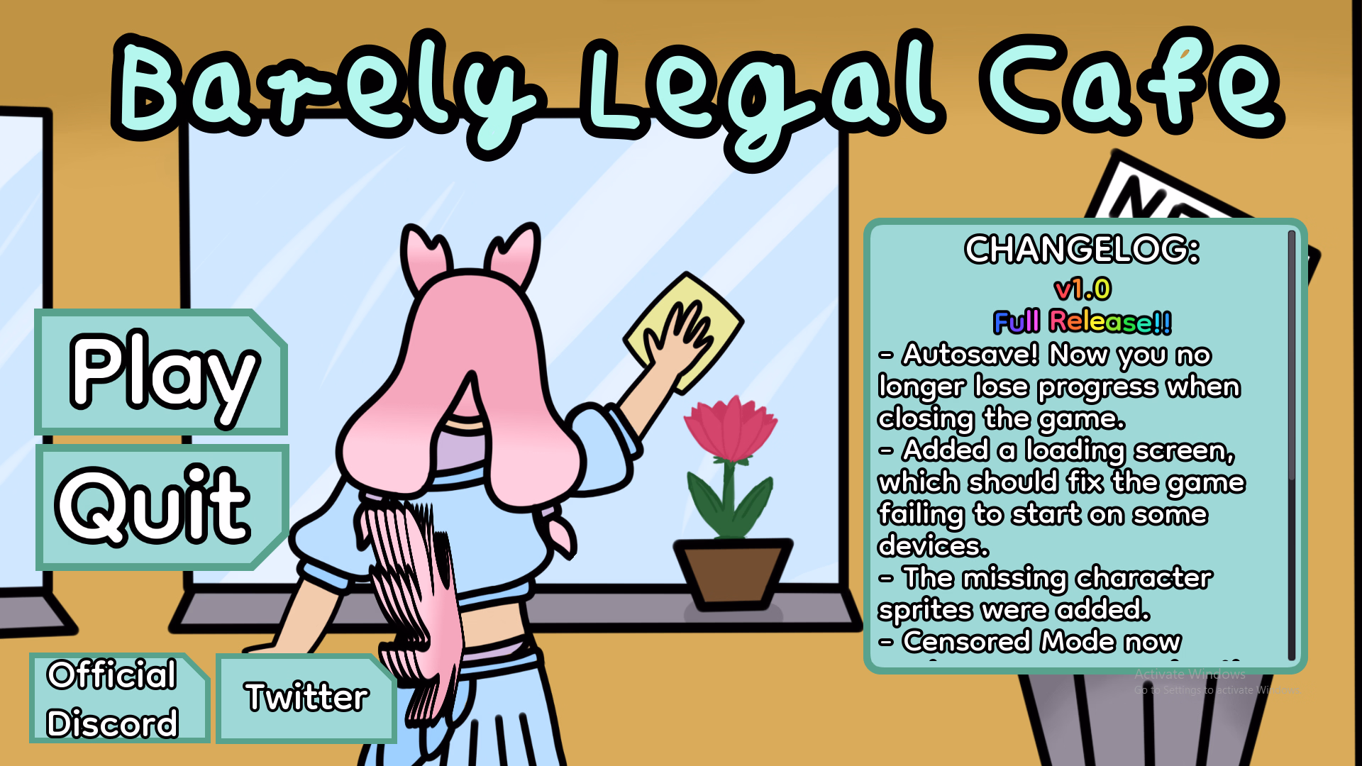 Barely Legal Cafe [v1.1] [GopherDev]