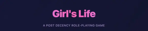 Girl’s Life RPG [v0.0.1] [GirlsLIfeDev]