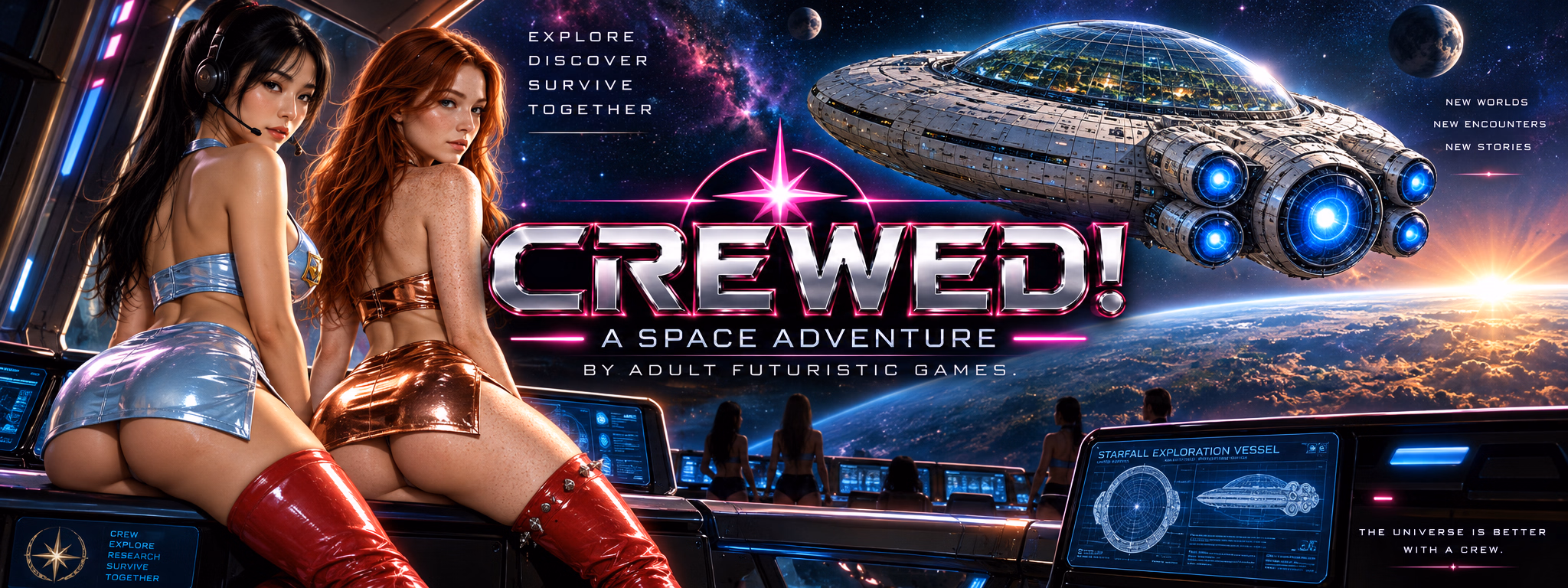 Crewed [v0.1] [Adult Futuristic Games]